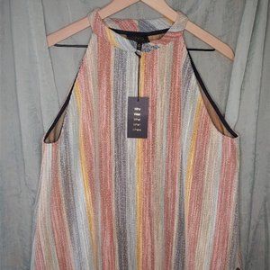 W5 Striped Halter Top